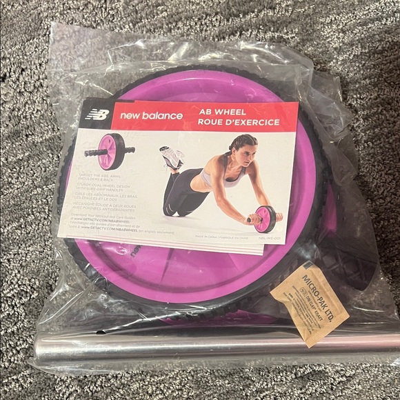 New Balance Other - New Balance Pink and Black Ab Wheel